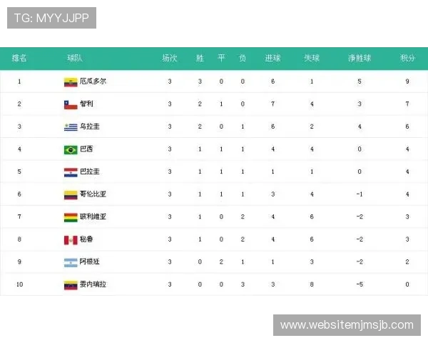 世界杯南美洲区预选赛积分规则最新更新内容及其对晋级形势的影响分析